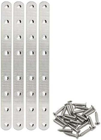 4 Pack Flat Mending Plate Stainless Steel 12 Inch