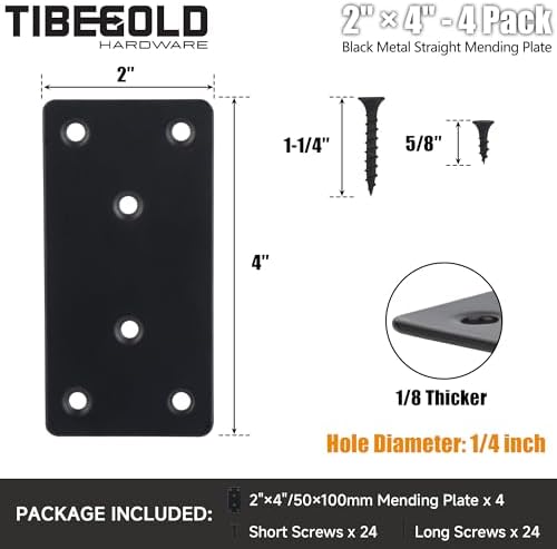 Durable Mending Plate for Wood furniture Fences