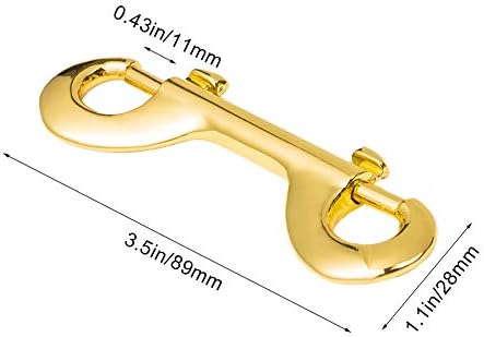 Quick-Release Bolt Snaps for Keychains and Pet Leashes
