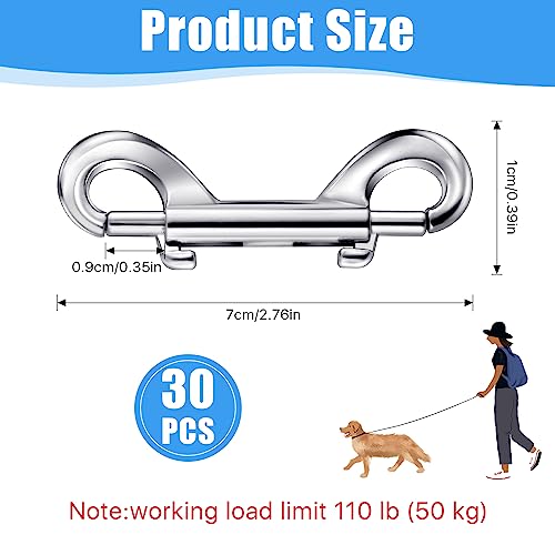 Aemygo 30Pcs Double Ended Bolt Snaps Hooks