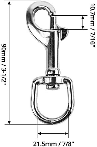 Premium 3-12 Swivel Eye Bolt Snap Hook