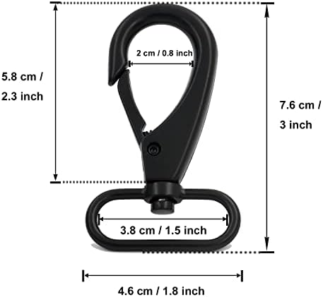 Bikico Swivel Clip 1-12 Trigger Spring Loaded Clips