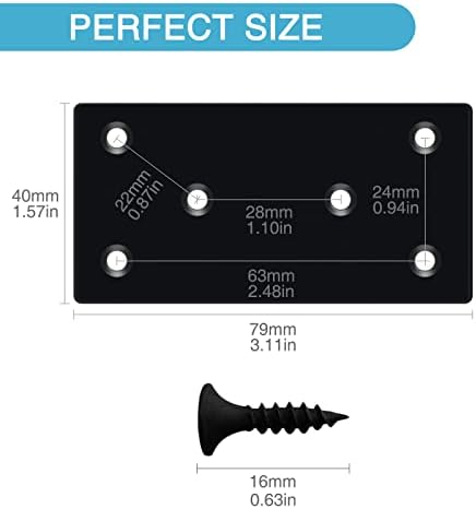 Secure Durable Mend Plates for Wood furniture