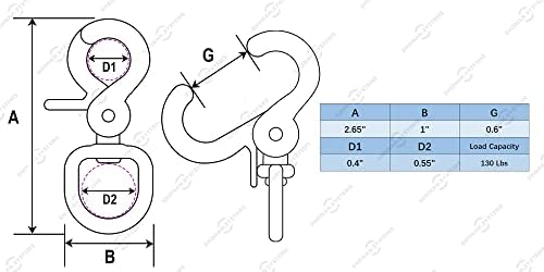 Sturdy Marine Snap Hooks for Dog Leashes and Flag Poles