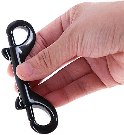 Double Ended Bolt Snap Hooks 5PCS Black Heavy Duty