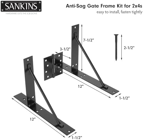 Anti-Sag Corner Bracket for Durable Structures