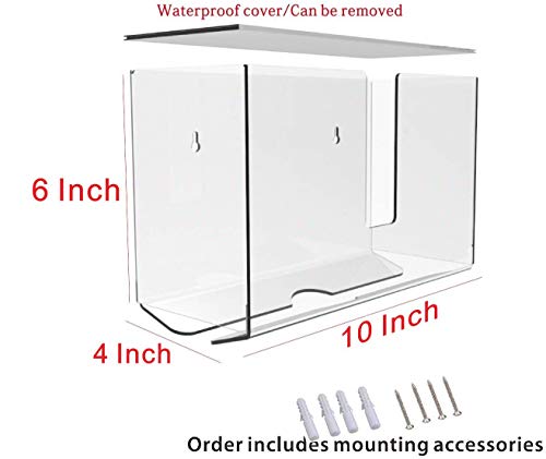 CQ Acrylic Wall-Mount Paper Towel Dispenser