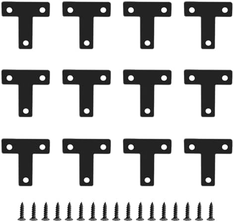 12-Piece Durable Steel Corner Brackets