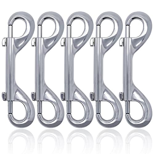Double-Ended Bolt Snap Clips 5-Piece Set Sliver