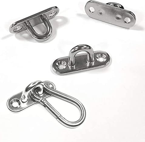 Sturdy Stainless Steel U Hooks Set for Marine Use