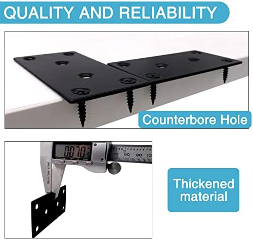 Secure Durable Mend Plates for Wood furniture