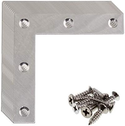 10 Pack Repair Mending Bracket Plate for Wood Metal and Furniture