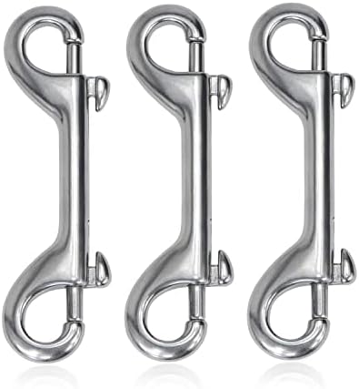 Wontee Double Ended Bolt Snaps 316 Stainless Steel 3 Pack