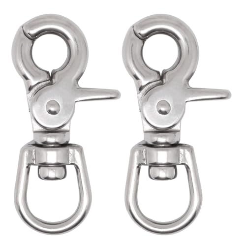 2 Pcs Heavy Duty Trigger Snaps Swivel Hooks 2 35 Inch