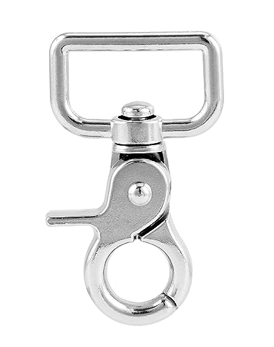 QWORK Swivel Snap Hooks 10 Pack Nickel Plated