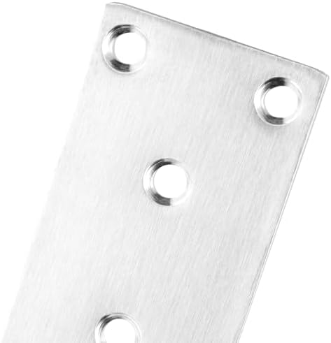 20 PCS Flat Straight Mending Plates for Furniture Repair