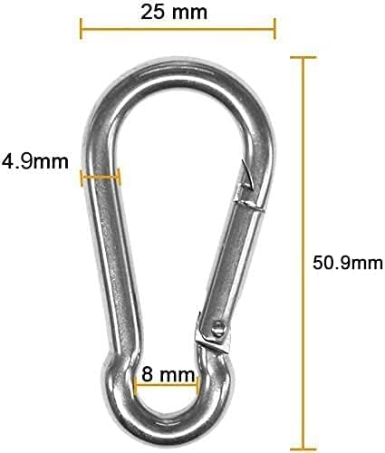 Sturdy Stainless Steel U Hooks Set for Marine Use