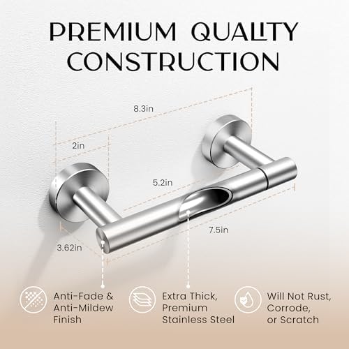 Day Moon Designs Brushed Nickel Toilet Paper Holder