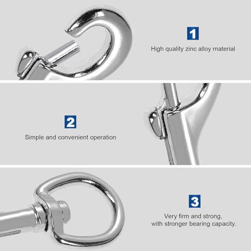 35-Inch Heavy-Duty Swivel Snap Marine Grade Durable for Diving Boating