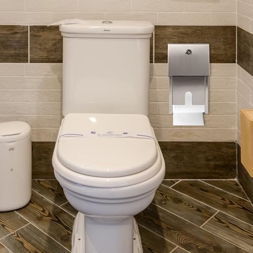 Double Toilet Paper Holder with Locking Mechanism