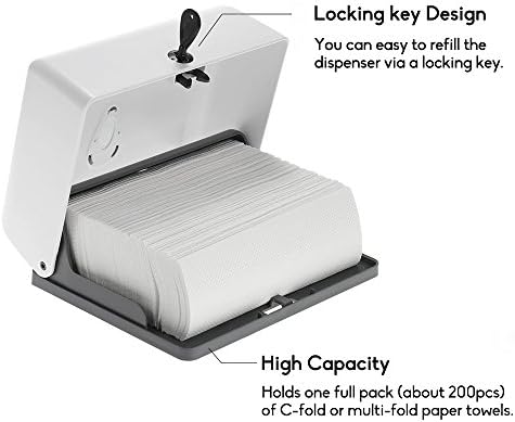 Multi-Purpose Wall-Mounted Paper Towel Dispenser