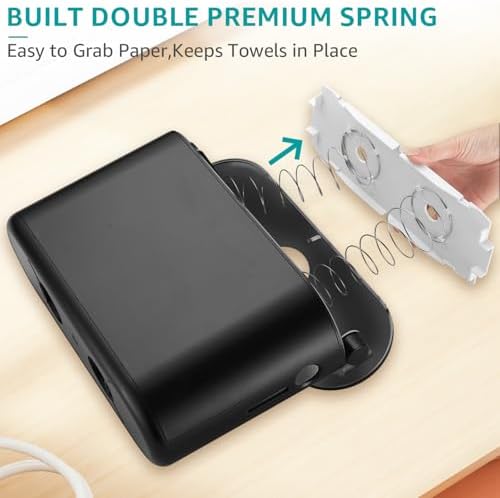 DUTYWORKS Multifold Paper Towel Dispenser Countertop Black