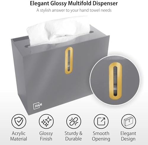Compact Hand Paper Towel Dispenser Countertop