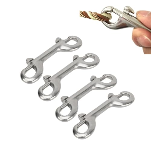 Double-Ended Marine Grade Stainless Steel Bolt Snap Hooks 115mm