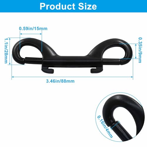 Premium Bolt Snap Hook Set - Durable and Stylish for Pets More