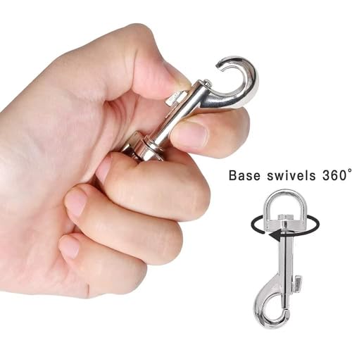 35-Inch Heavy-Duty Swivel Snap Marine Grade Durable for Diving Boating