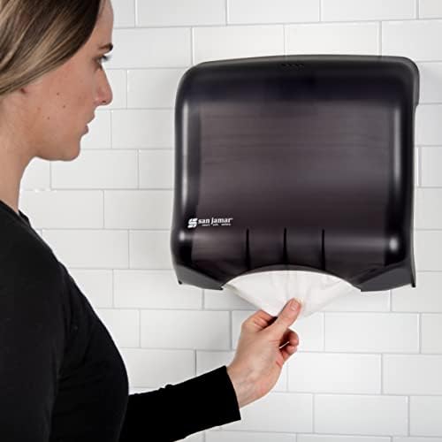 San Jamar Classic UltraFold Towel Dispenser Black 115x6 Inches