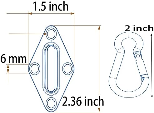 8-Piece Stainless Steel Hangers with 200 lbs Load Capacity