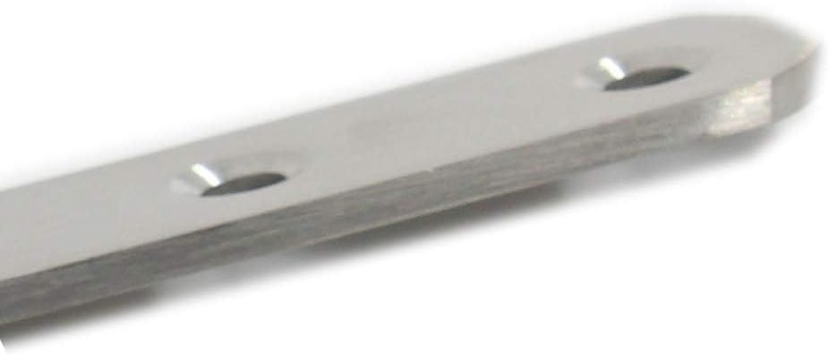 4-Pack Stainless Steel Flat Straight Braces for Wood