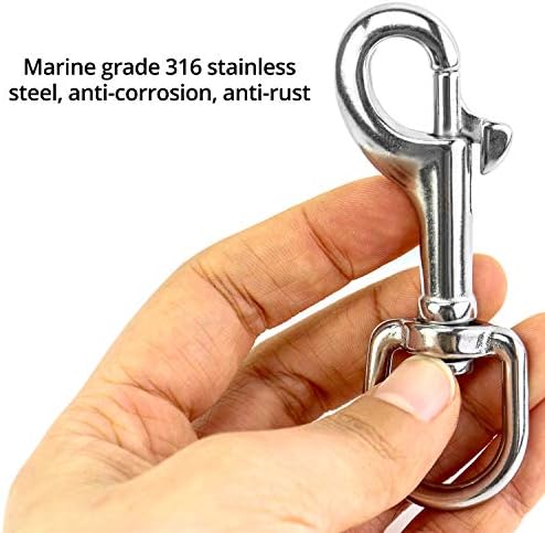 Premium 3-12 Swivel Eye Bolt Snap Hook