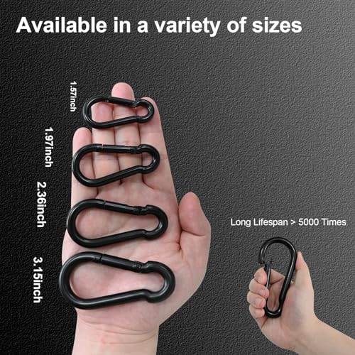 10Pack KINLINK Spring Snap Clips