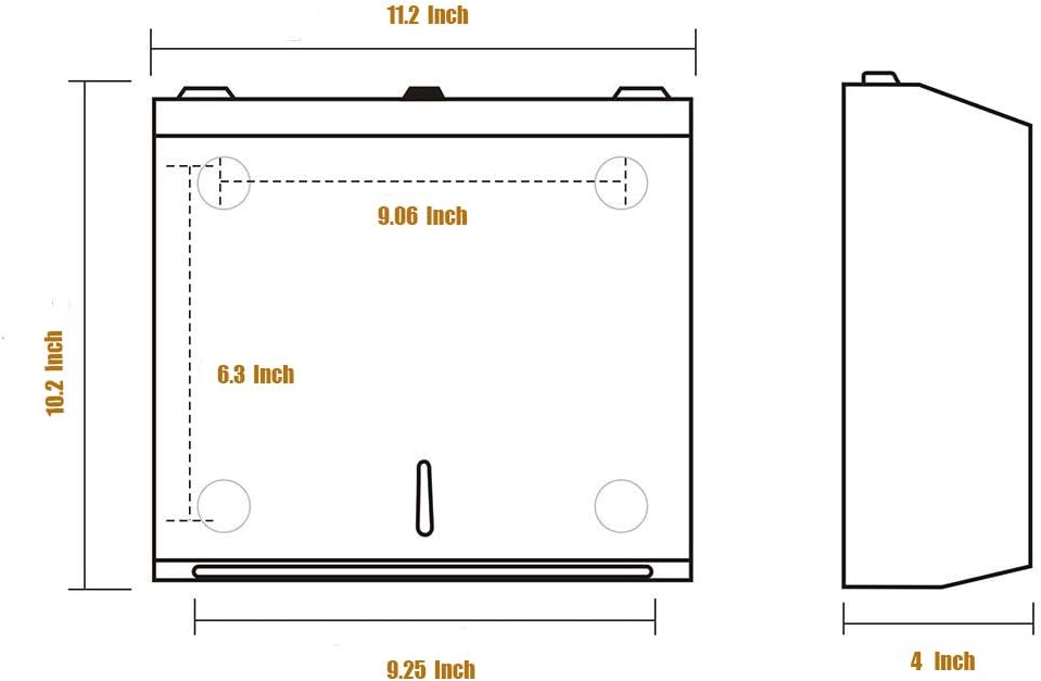 Premium Stainless Steel C-Fold Towel Dispenser