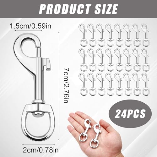 24 Swivel Snap Hooks