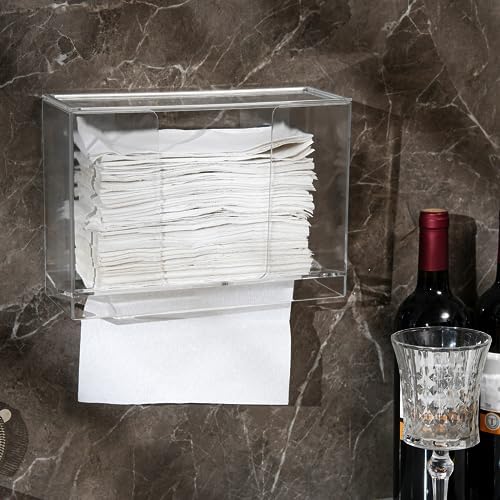 Durable Space-Saving - Wall-Mounted Paper Towel Organizer for Home Commercial Use