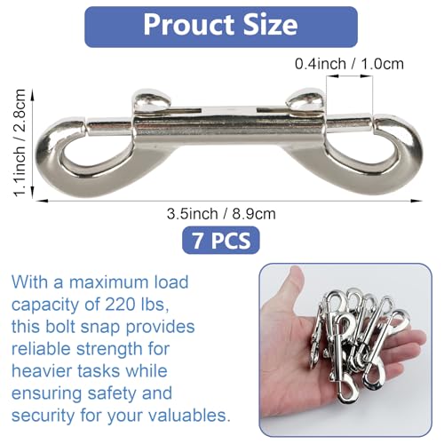 SPNKMJUJ Double-Ended Bolt Snap Clips for Pets