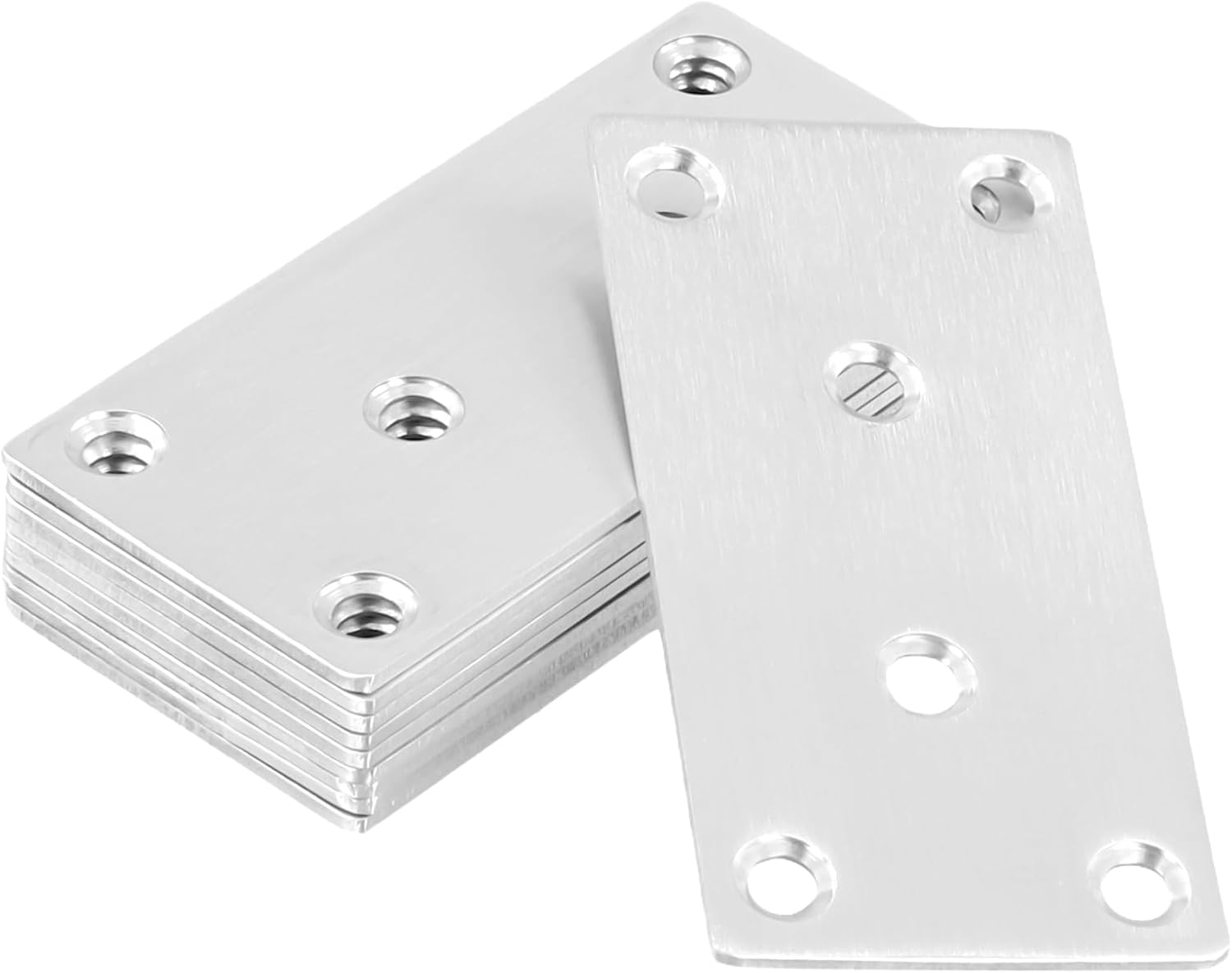 20 PCS Flat Straight Mending Plates for Furniture Repair