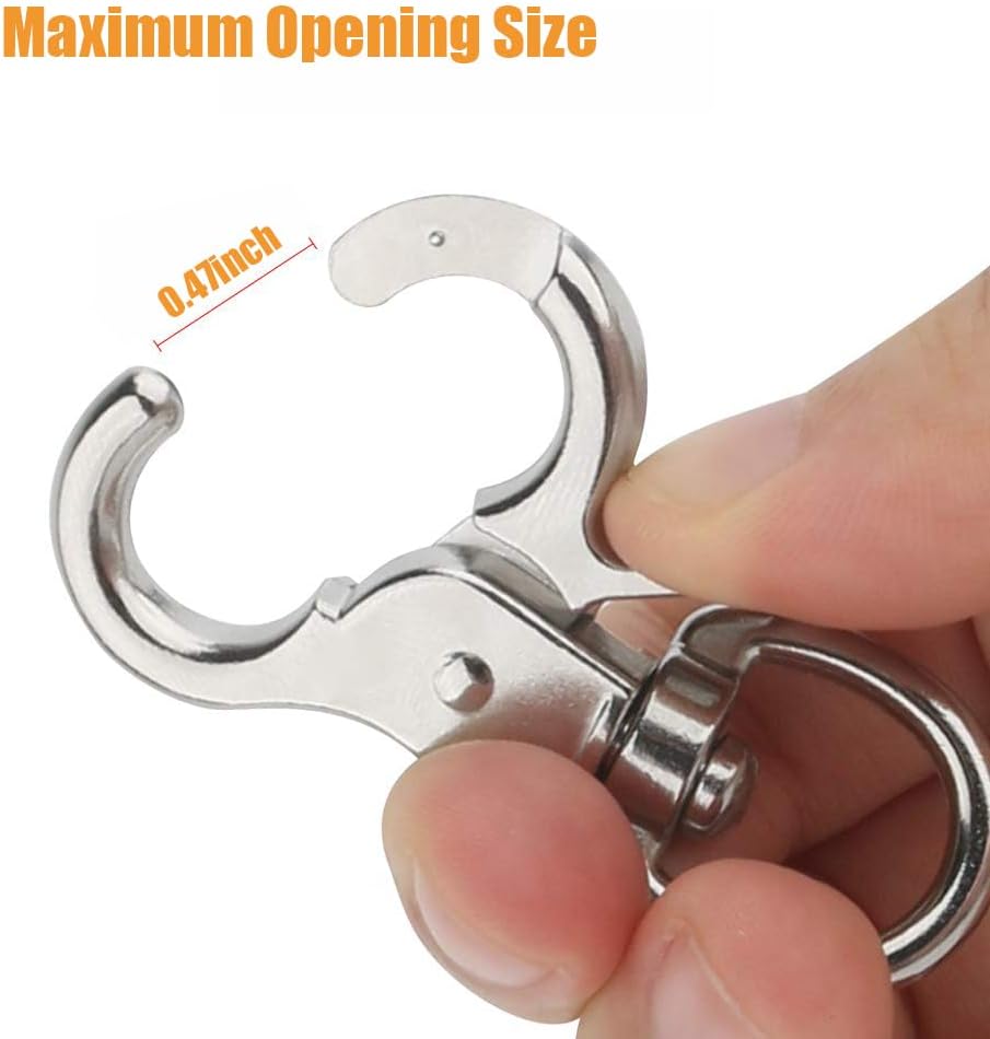 10PCS Durable Trigger Snaps Zinc Alloy Open Design Easy to Install