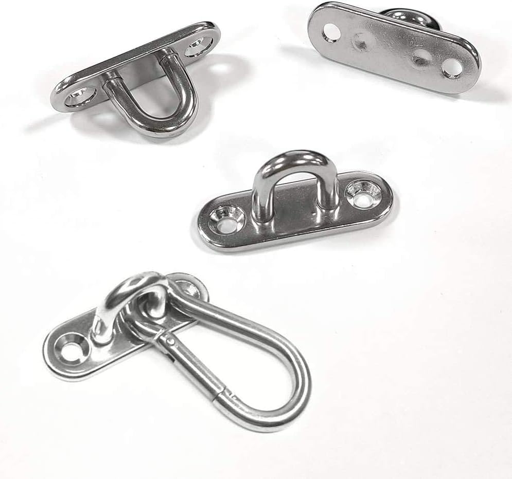Sturdy Stainless Steel U Hooks Set for Marine Use