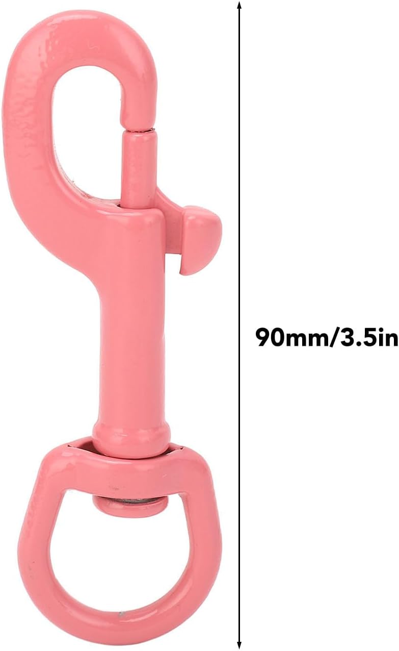 Compact Single-Ended Stainless Steel Snap Hook for Pet Leashes