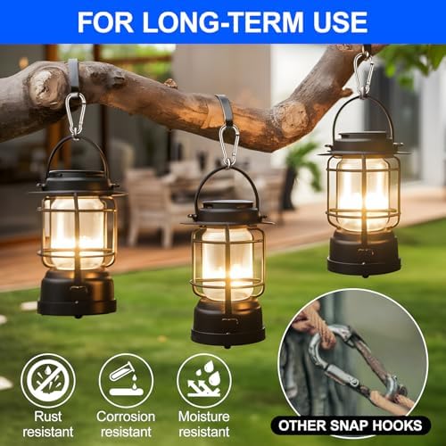 Durable 30-Piece Small Carabiner Clips