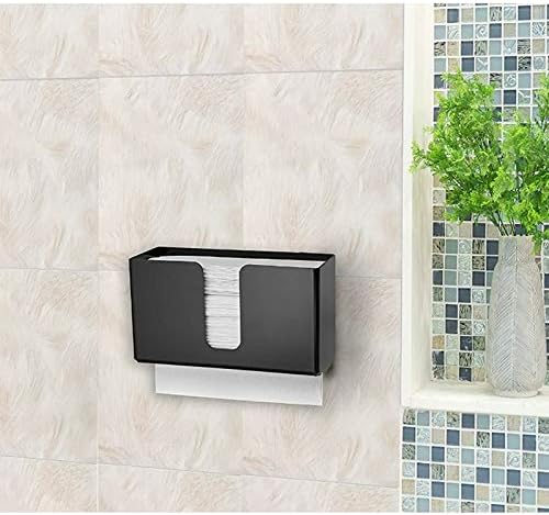 IEEK Paper Towel Dispenser Wall Mount Black