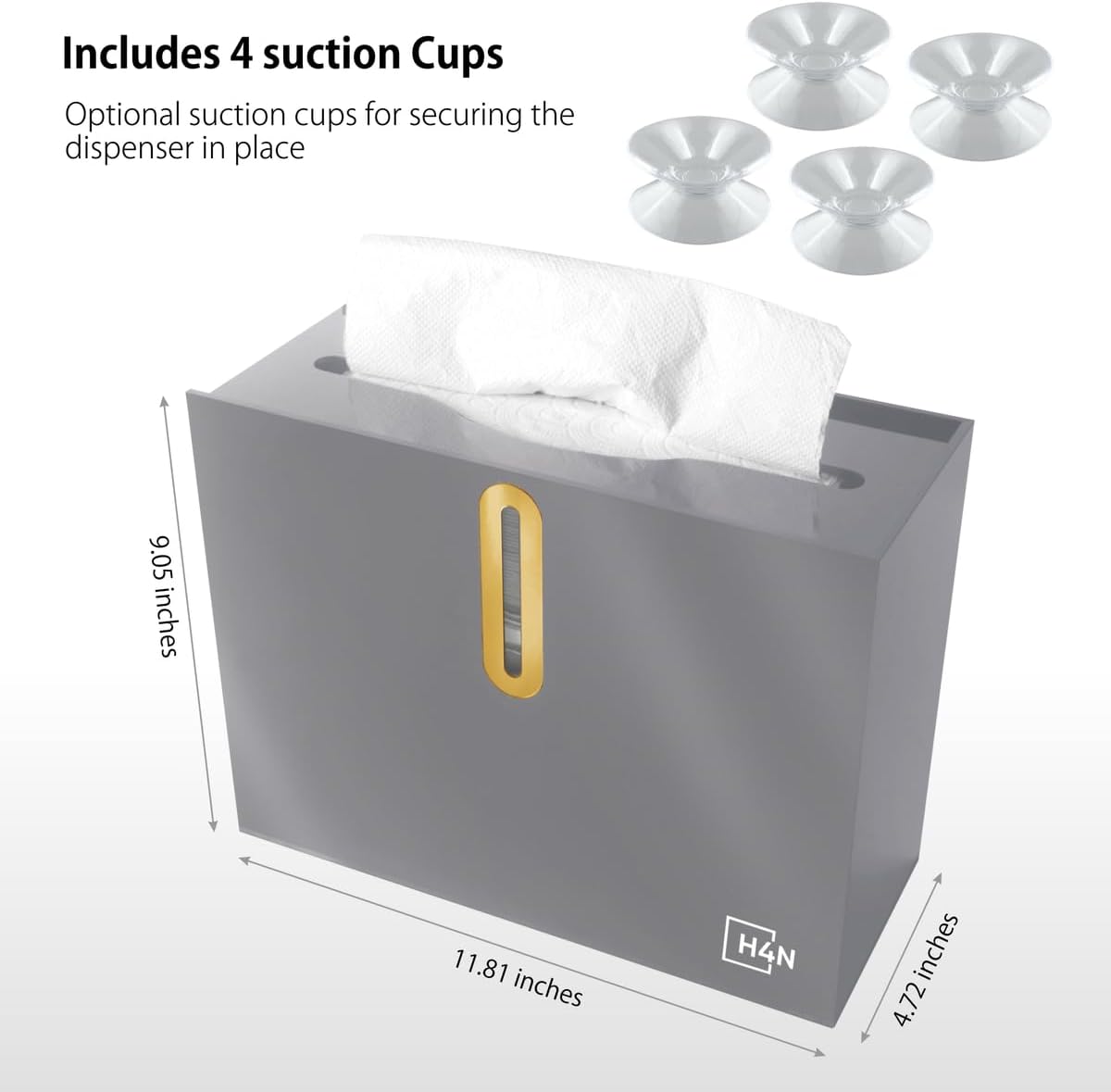 Compact Hand Paper Towel Dispenser Countertop