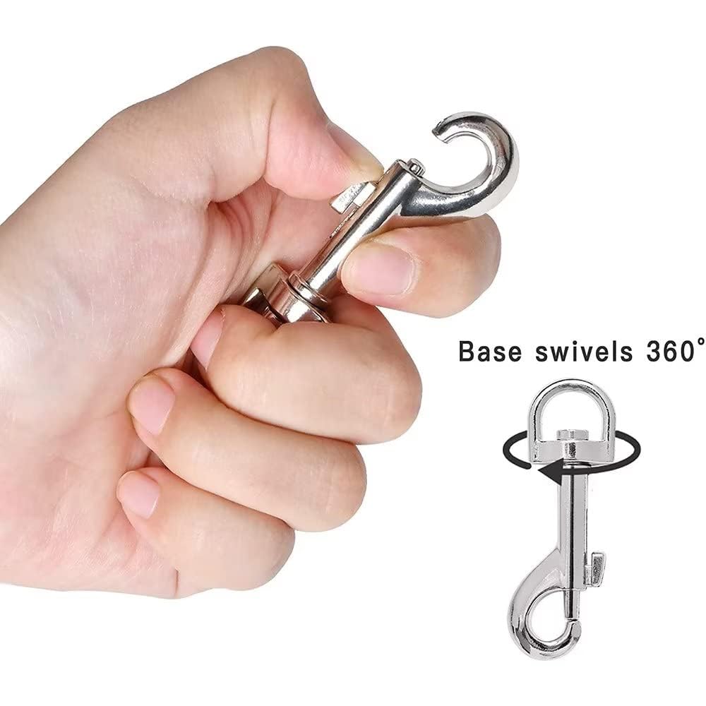 35-Inch Heavy-Duty Swivel Snap Marine Grade Durable for Diving Boating
