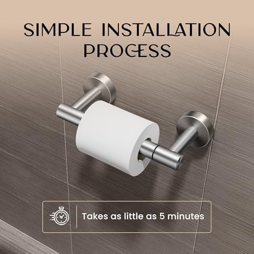 Day Moon Designs Brushed Nickel Toilet Paper Holder