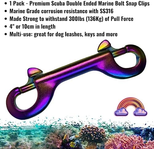 Marine Grade Bolt Snaps 100mm