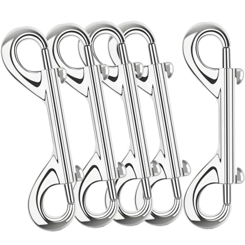 5-Piece Double-Ended Zinc Alloy Snap Clips